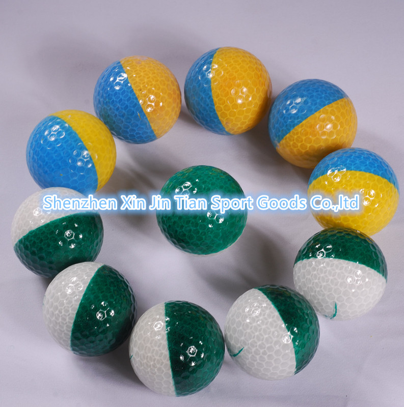 Two color golf ball